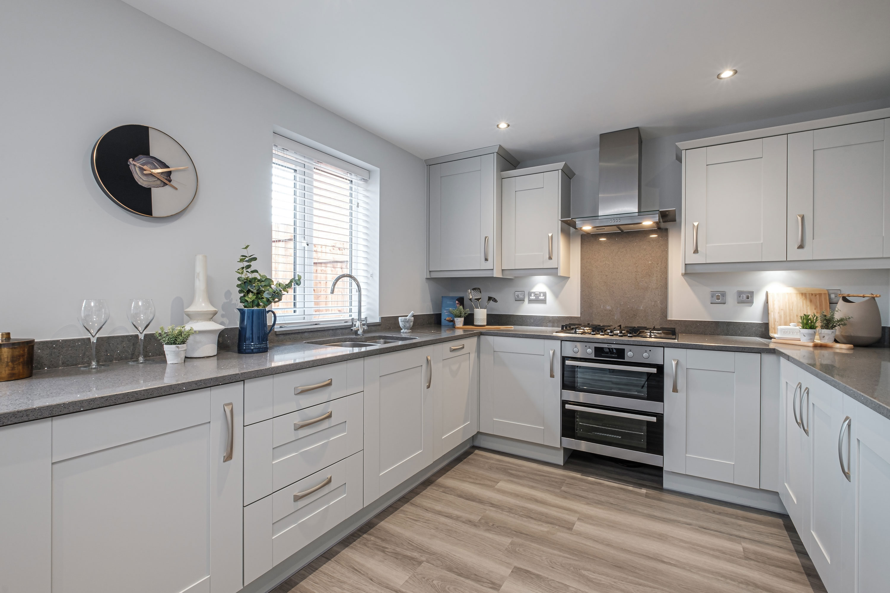 Inside view of the kitchen & dining in our Kingsley 3 bed home